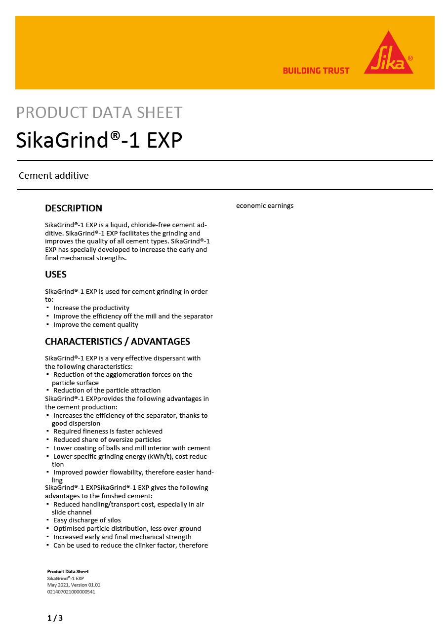 SikaGrind®-1 EXP