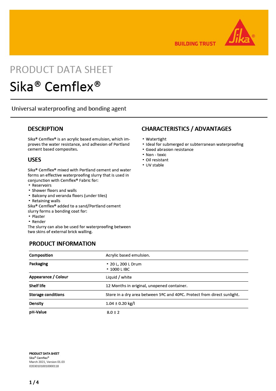 Sika® Cemflex®