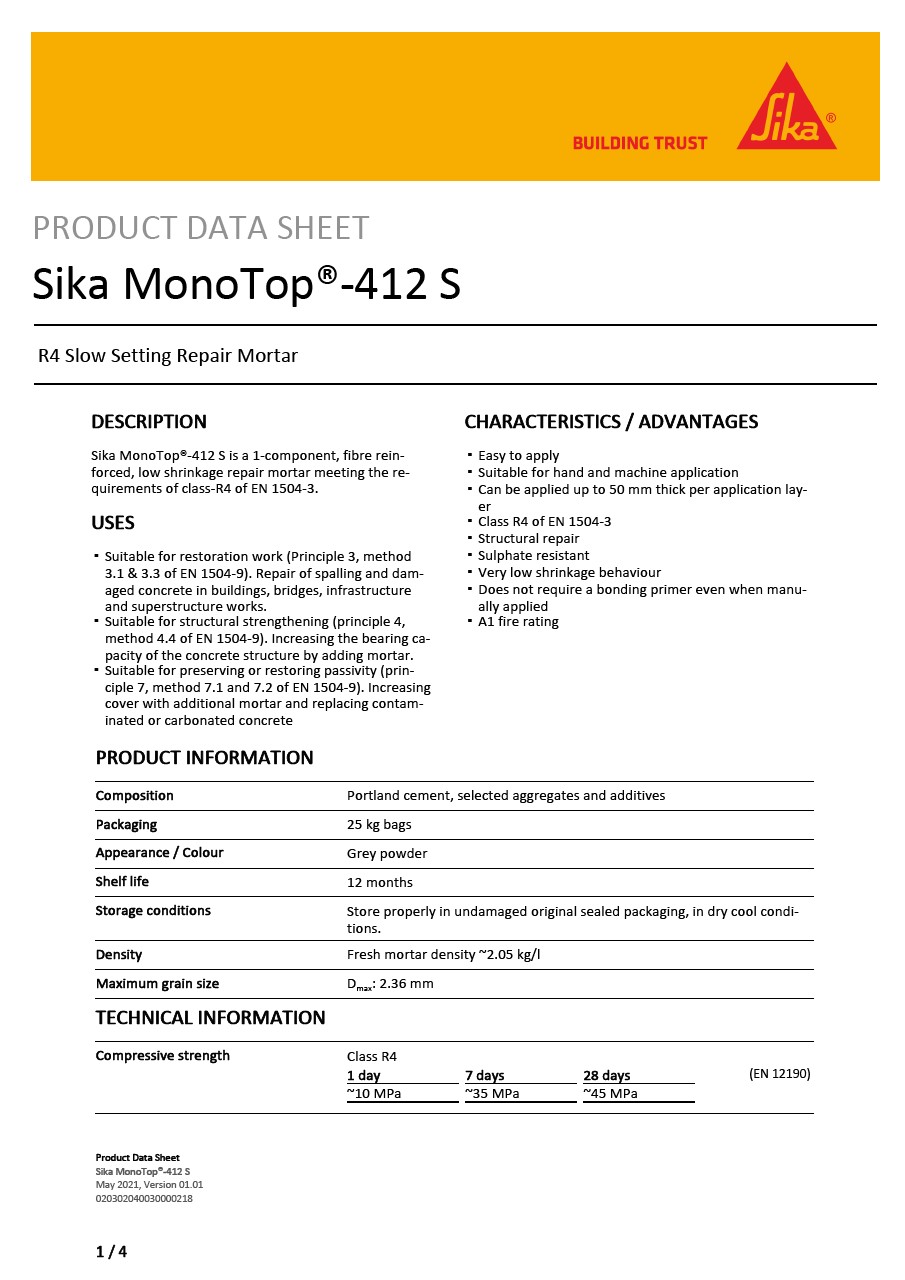 Sika MonoTop®-412 S