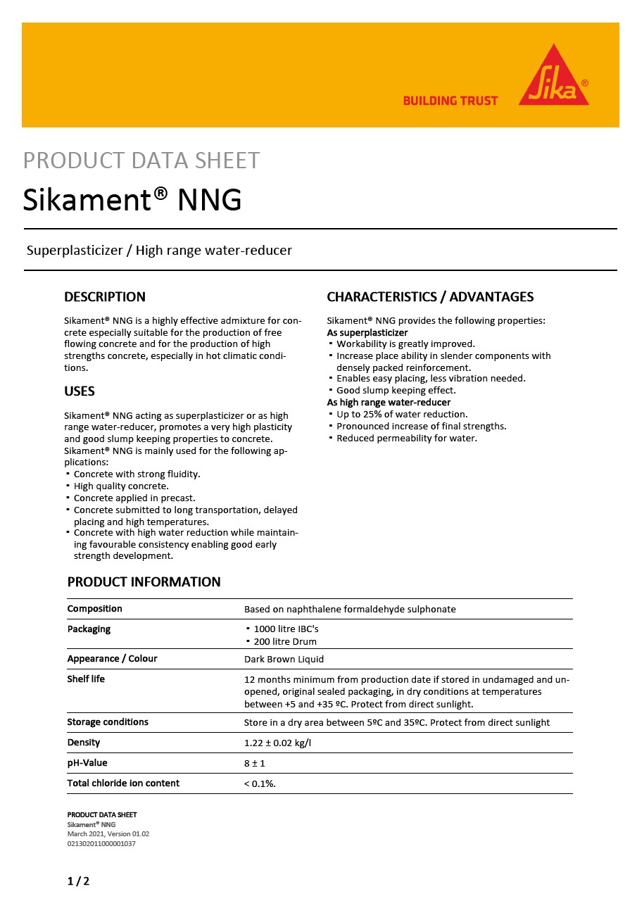 Sikament® NNG
