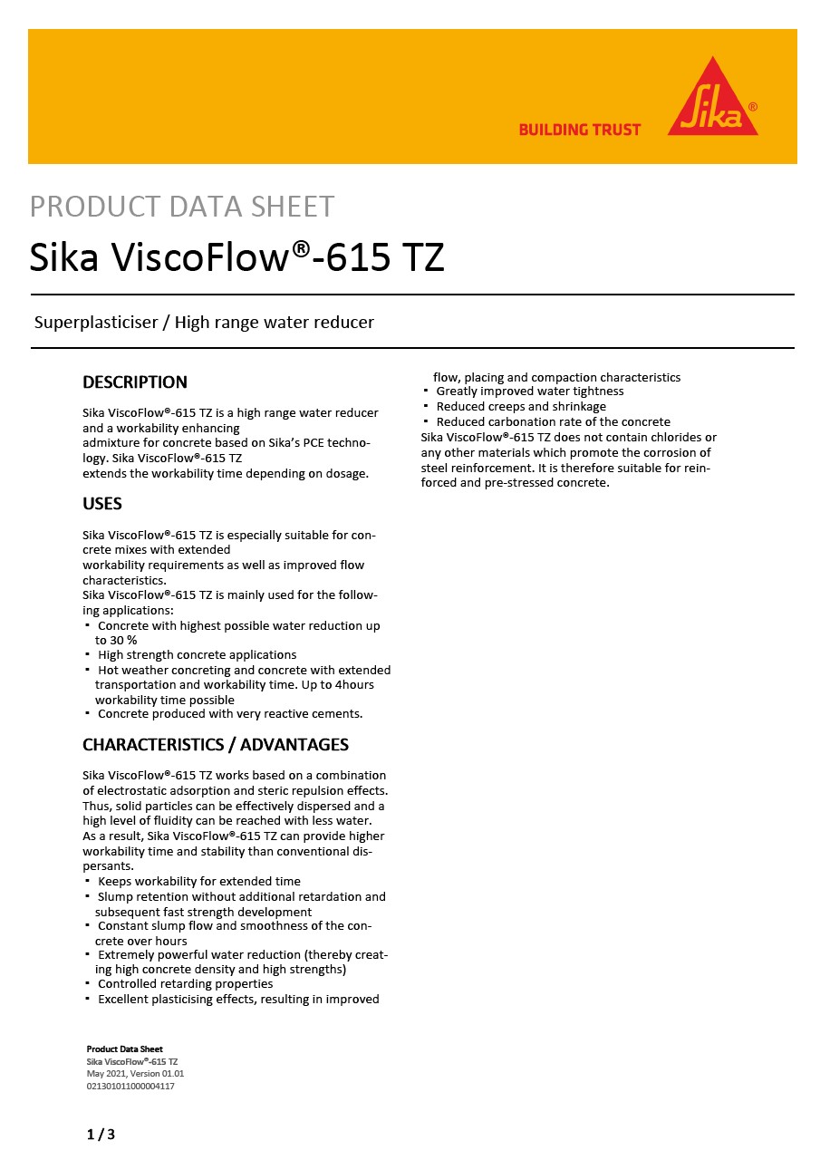 Sika ViscoFlow®-615 TZ