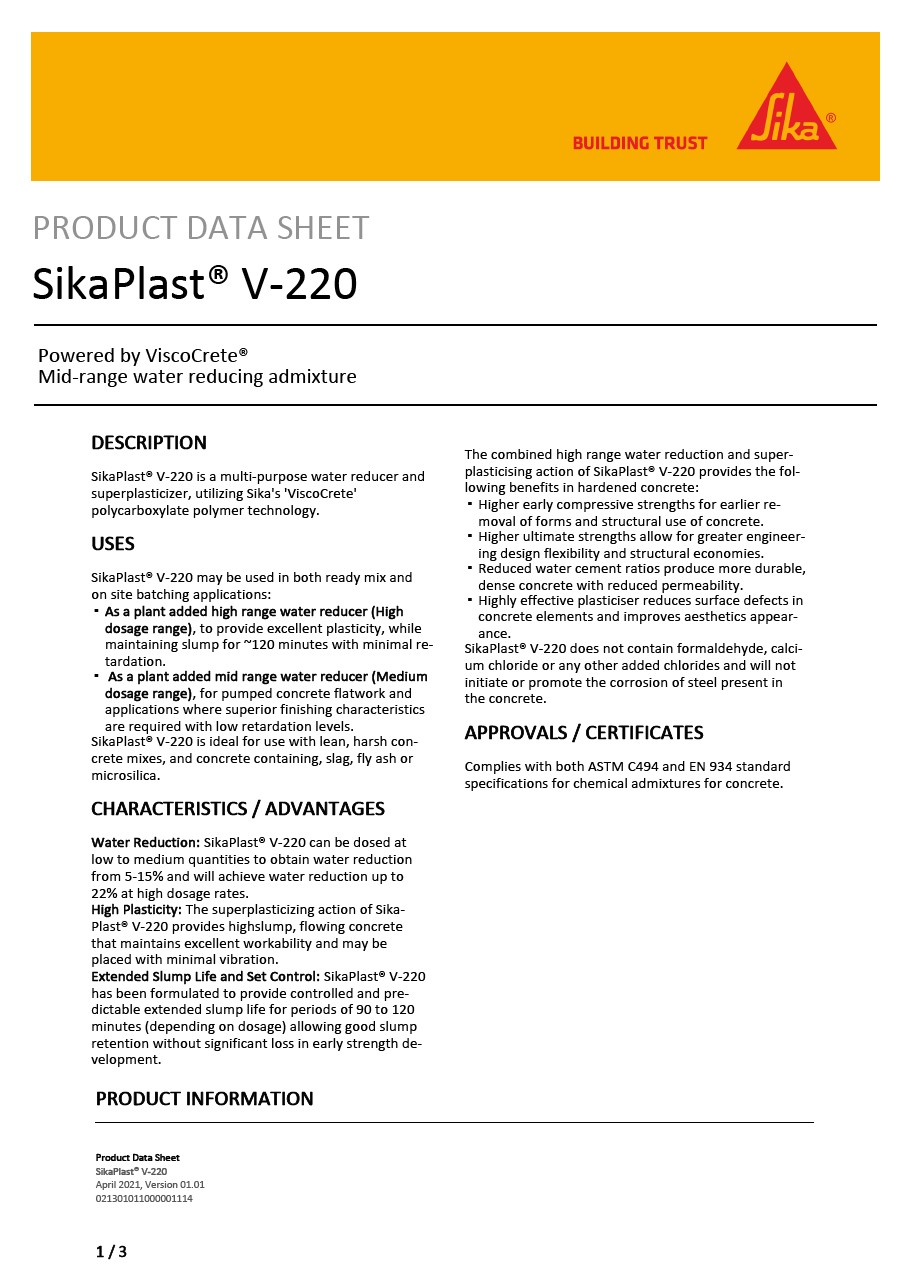 SikaPlast® V-220