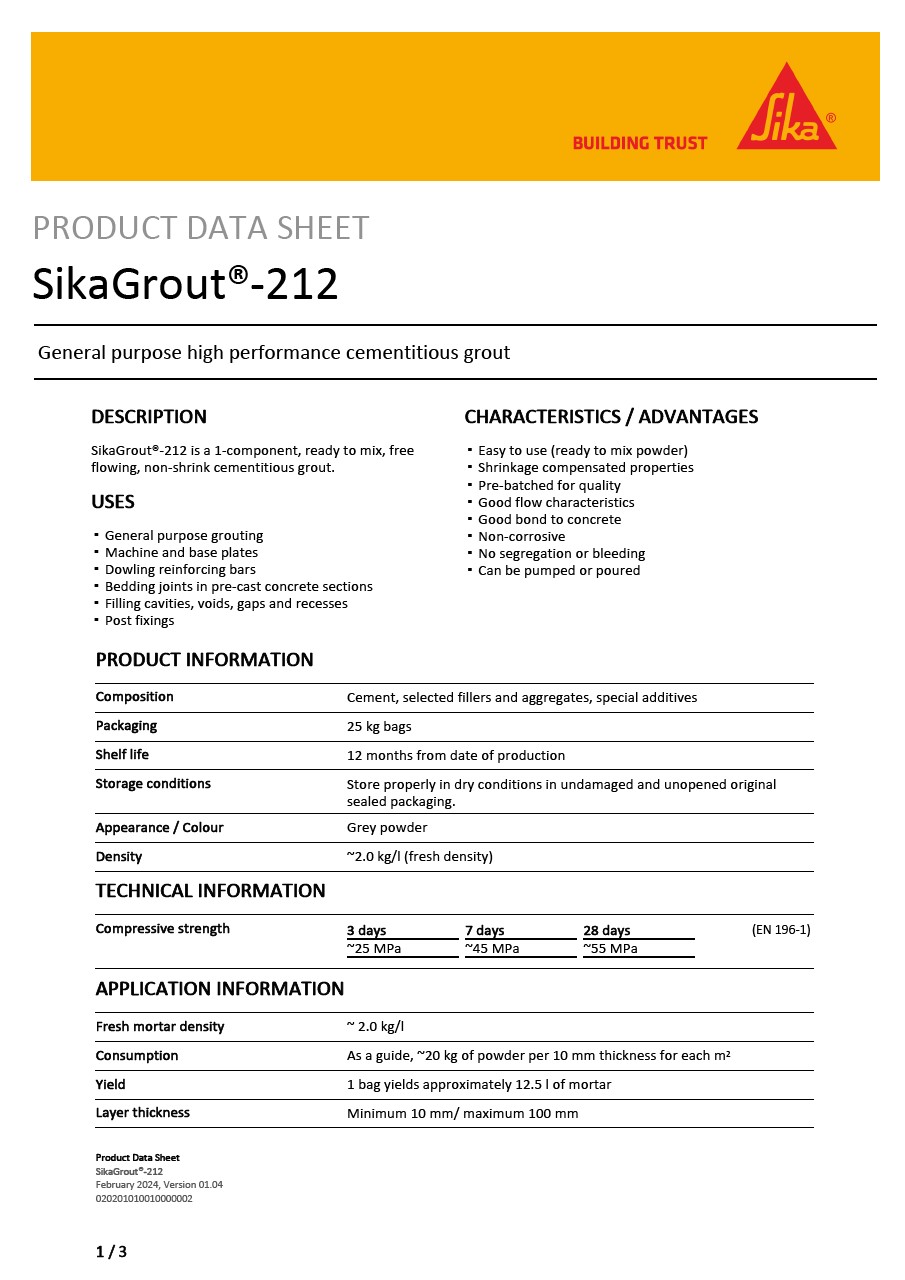 SikaGrout®-212